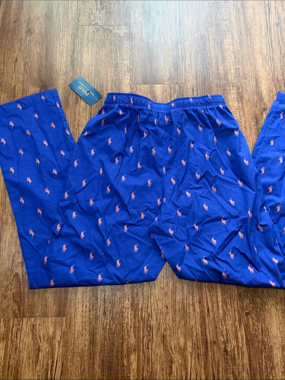 Polo Ralph Lauren Cotton Pajama Pant Pony Logo Blue Men’s Size S NWT